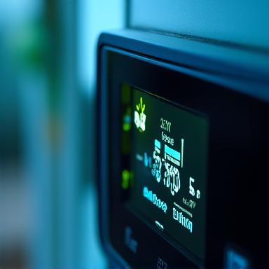 Energy saving efficiency data visual